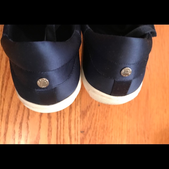 EUC J/Slides Satin Sneakers, Blue - Picture 4 of 5